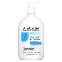 AmLactin, Rapid Relief, восстанавливающий лосьон для кожи, без отдушки, 400 г (14,1 унции)