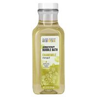 Aura Cacia, Ароматерапевтическая пена для ванны, успокаивающая ромашка, 13 жидких унций (384 мл)