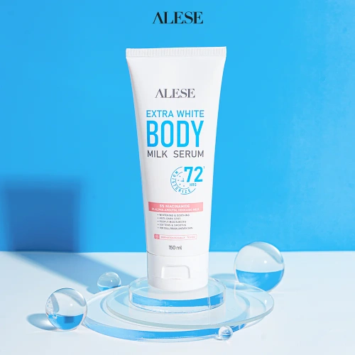 ALESE Extra White Body Milk Serum 150ml фото 2