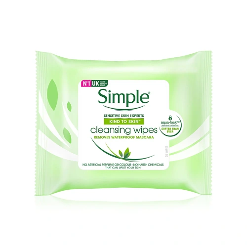 Simple Cleansing Facial Wipes 25pcs