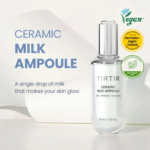 TIRTIR Ceramic Milk Ampoule 40ml фото 2