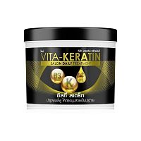 Vita Keratin Treatment Salon Daily Silky Straight 250 Ml. ทรีทเม้นท์ บำรุงผมชี้ฟู