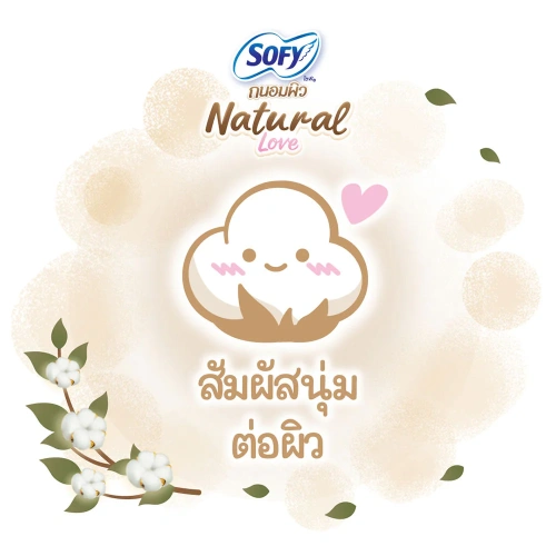 Sofy แผ่นอนามัย Natural Love Slim Scented 32pcs фото 4