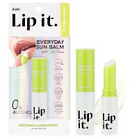 Lip It Everyday Sun Balm SPF15 PA++ 3g. Green Grape