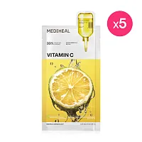 Mediheal Vitamin C Essential Mask Clear Toning [24ml x 5pcs]