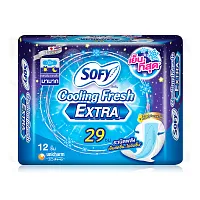 Sofy x Butterbear ผ้าอนามัย Cooling Fresh Night Slim Wing [42cm x 6pcs]