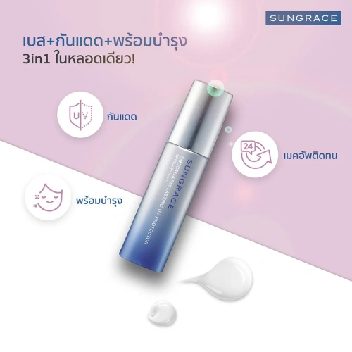 SUNGRACE Smooth & Fix Lasting UV Protector 36g фото 2