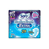 Sofy Cooling Fresh Extra Night Wing 29 cm. 12 Pcs.