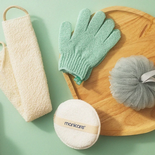 Manicare Eco Exfoliating Gloves 1pair фото 2