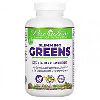 Paradise Herbs, Зелень для похудения, 120 вегетарианских капсул