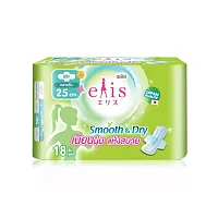 Elis ผ้าอนามัย Smooth & Dry [25cm x 18pcs]