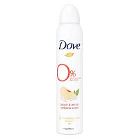 Dove Deo Spray 0 Aluminium Salts Peach  Lemon Verbena 200 Ml.