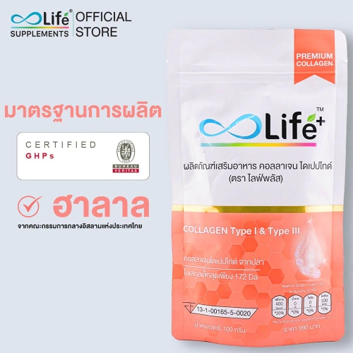 Life Plus Collagen Di-Peptide 100g фото 3 Life Plus Collagen Di-Peptide 100g фото 3