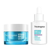 Neutrogena Set 2 Items Hydro Boost Water Gel 50g + Niacinamide Serum 30ml
