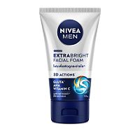 Nivea Men Extra Bright Facial Foam 100 G. โฟมล้างหน้า