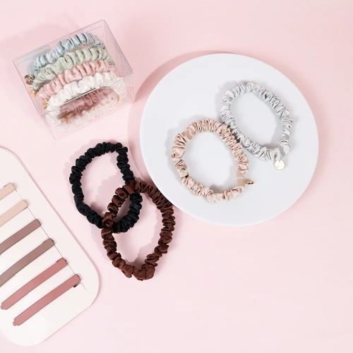 Ferrany London Silk Scrunchies Set 4pcs фото 5