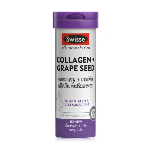 SWISSE Collagen + Grape Seed 12 Tablets