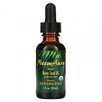 NeemAura, Органическое, масло из семени азадирахта, 1 жидк. унц. (30 мл)