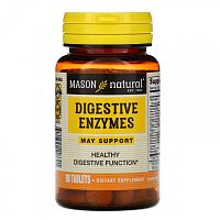 Mason Natural, Пищеварительные ферменты, 90 таблеток