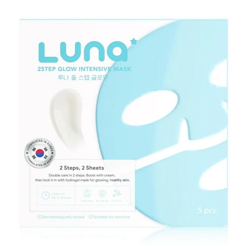 LUNA 2Step Glow Intensive Mask 33g + 2g [5pcs]