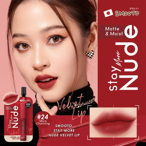 Smooto Stay More Nude Velvet Lip 2g фото 3