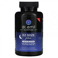 Dr Emil Nutrition, EZ DOZE Plus Melatonin, 60 капсул