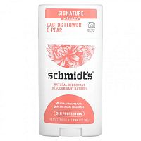 Schmidt's, Натуральный дезодорант, цветы кактуса и груша, 75 г (2,65 унции)