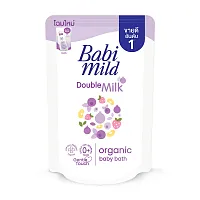 Babi Mild Double Milk Organic Baby Bath Refill 350ml