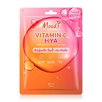 Moods Skin Care Vitamin C + Hya Brightening And Hydrating Facial Mask 38ml
