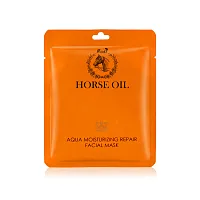 Moods Skin Care Horse Oil Aqua Moisturizing Repair Facial Mask 30ml