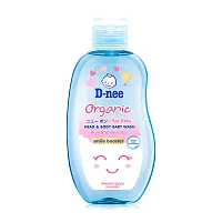 D-nee Organic Head & Body Baby Wash For Newborn 200ml