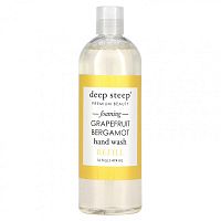 Deep Steep, Пенка для мытья рук, грейпфрут и бергамот, 474 мл (16 жидк. Унций)