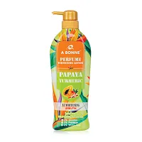 Abonne Perfume Whitening Lotion Papaya Turmeric 500ml ( Expiration Date : 2026.05.21 )