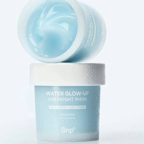 SNP Water Glow-Up Overnight Mask 100ml фото 2