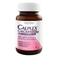 Vistra Calplex Calcium 600 mg.  Menaquinone Plus 30 Tabs