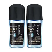 TROS Deo Roll On Black Code [45ml x 2pcs]