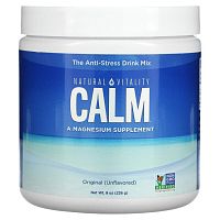 Natural Vitality, CALM, антистрессовая смесь для напитков, без добавок, 226 г (8 унций) Natural Vitality, CALM, антистрессовая смесь для напитков, без добавок, 226 г (8 унций)