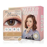 Kitty Kawaii Plus Contact Lens MTK FLIRTY BROWN [1 Pair]
