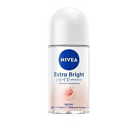 Nivea Roll On Extra Bright Velvet Romance Premium Fragrance Peony 50 Ml.
