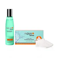 Aqua+ Series Skin Enhancing Water Essence 140ml + Ultra Fine Hydration Pads