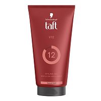 Schwarzkopf Taft V12 Styling Gel Gentle On Hair  Scalp 150 Ml.