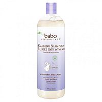 Babo Botanicals, успокаивающий шампунь, пена для ванн и мыло, лаванда и таволга, 450 мл (15 жидк. унций)