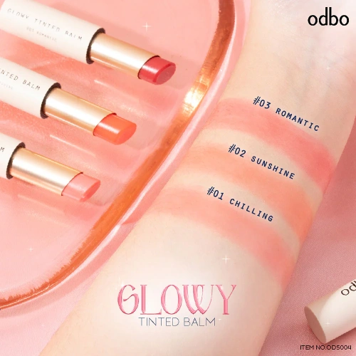 ODBO Glowy Tinted Balm 3g фото 4
