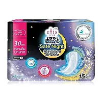 Elis ผ้าอนามัย Safe Night Relaxed Lavender Scent [30cm x 15pcs]