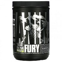 Universal Nutrition, Animal Fury, зеленое яблоко, 495,9 г