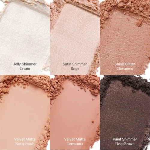 Laka Forever 6 Eye Palette 7g фото 4