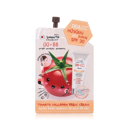 Smooto Tomato Collagen BB & CC Cream 10g Smooto Tomato Collagen BB & CC Cream 10g