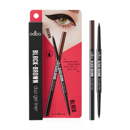 ODBO Black-Brown Duo Gel Liner 0.2g