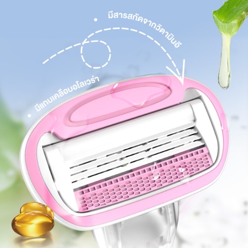 Oni 4 Blades Smooth Razor Set Refills [1Razor + 5Refill] фото 4