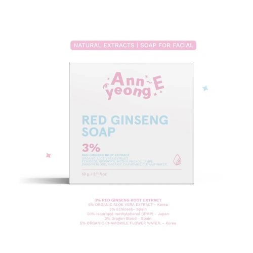 Annyeong E Red Ginseng Soap 60g фото 3